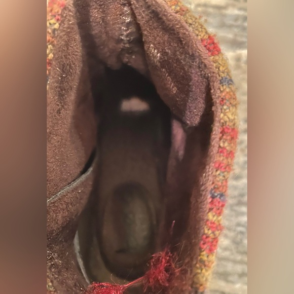 Boc Born Concepts Women's Burgundy Suede Leather & Fabric Upper Ankle Boots 9M - Picture 10 of 11